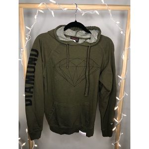 Diamond Co. army green hoodie